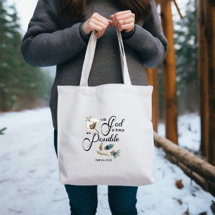 Bible verse Tote Bag