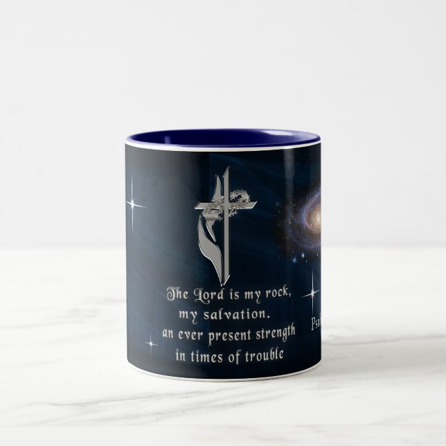 Bible Verse Two-Tone Coffee Mug (Center)