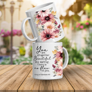 Bible Verse You are Beautiful Coffee Mug