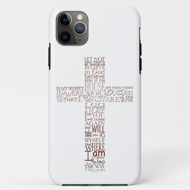 Bible verses from John Copper iPhone case (Back)