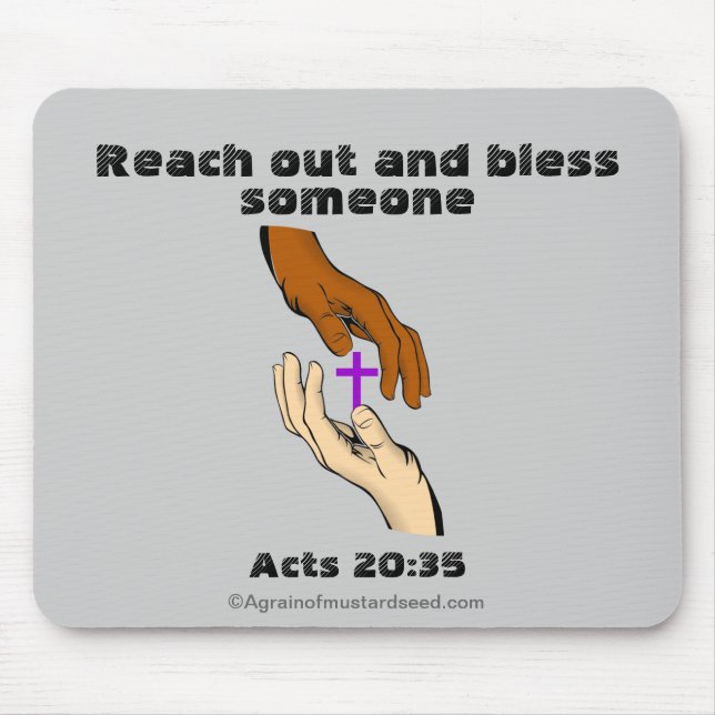 Bible Verses God's Word Mouse Pad (Front)