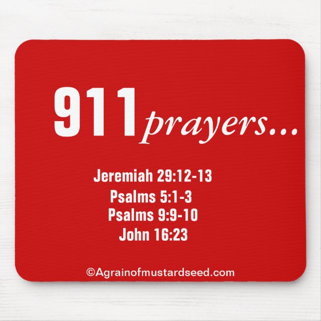Bible Verses God's Word Mouse Pad (Front)