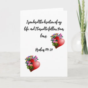 Bible verses holiday card