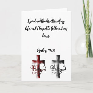 Bible verses holiday card