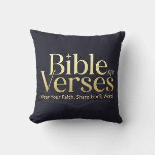 Bible Verses KJV Wear Your Faith Cushion