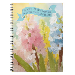 Bible Verses Mother Love,Hyacinth Flowers Notebook
