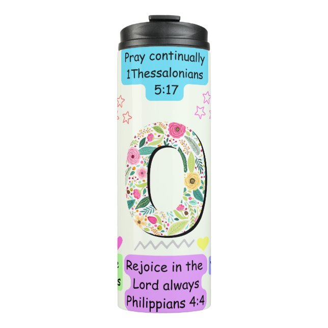 Bible Verses Thermal Tumbler (Front)