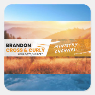 BIBLENKJV.COM™ 🛐 #STICKERS SQUARE STICKER