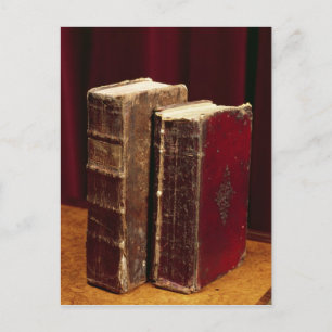 Bibles belonging to Lord Byron and Augusta Leigh Postcard