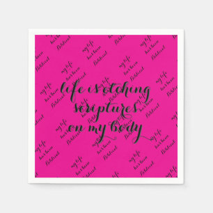Biblical Life Napkin