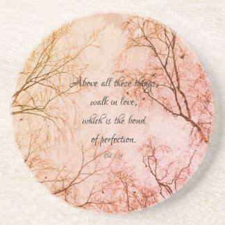 Biblical Love Quote Coaster