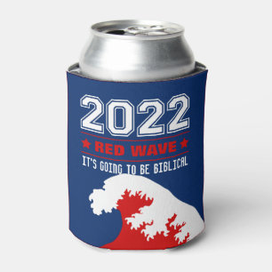 Biblical Midterms 2022 Red Wave Can Cooler