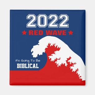 Biblical Midterms 2022 Red Wave Magnet
