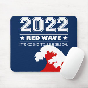 Biblical Midterms 2022 Red Wave Mouse Pad