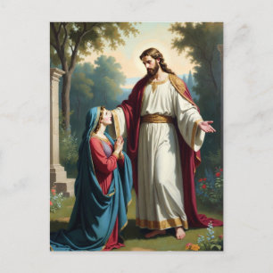 Biblical Noli Me Tangere Greetings Card