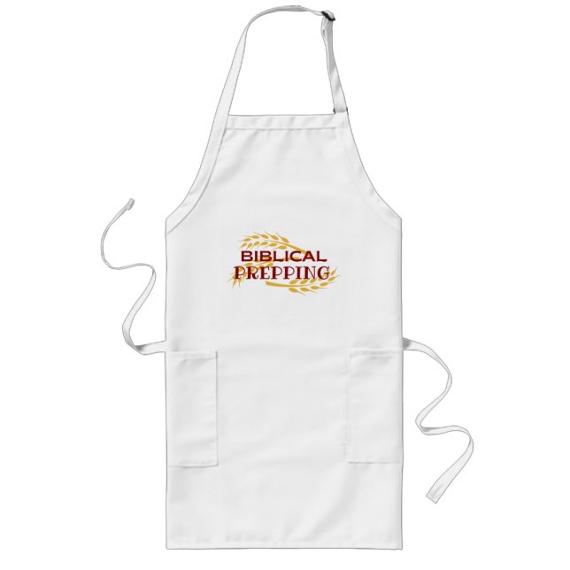 BIBLICAL PREPPING Design 2 - Long Apron (Front)