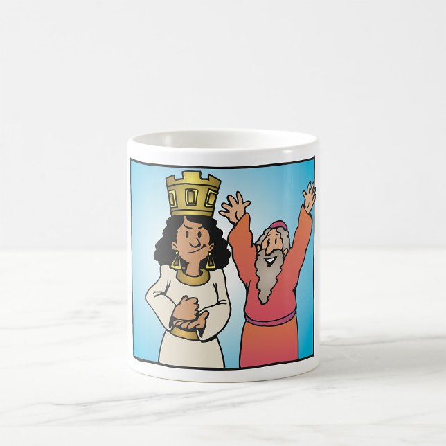 Biblical Queen and Prophet Faith-Based Characters Coffee Mug (Creator Uploaded)