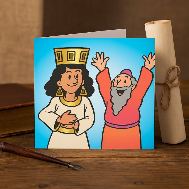 Biblical Queen and Prophet Faith-Based Characters Invitation (Creator Uploaded)