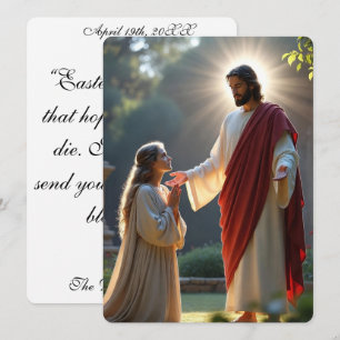 Biblical Story Noli Me Tangere Greetings Card