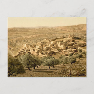 Biblical Village of Bethany in the Holy Land Postcard