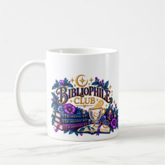 Bibliophile Club Book Lover Coffee Mug