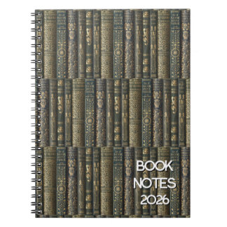 Bibliophile Notes 2026 Notebook