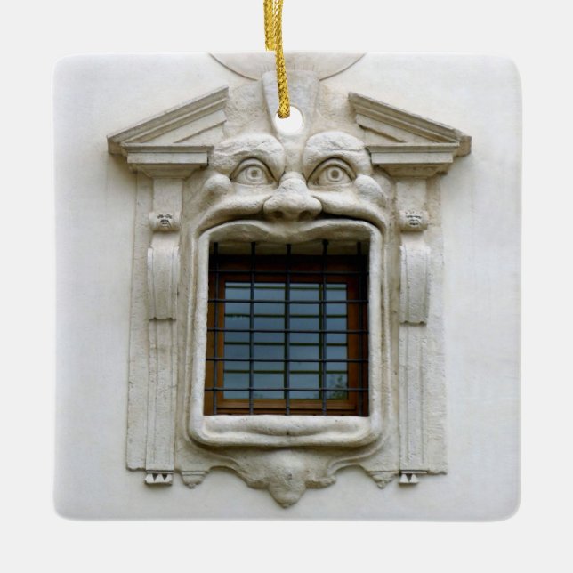 Bibliotheca Hertziana's window. Rome - ornament (Front)