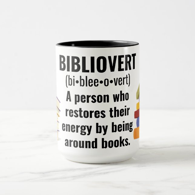 Bibliovert Book Addict Mug (Center)