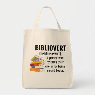 Bibliovert Book Lover Tote Bag