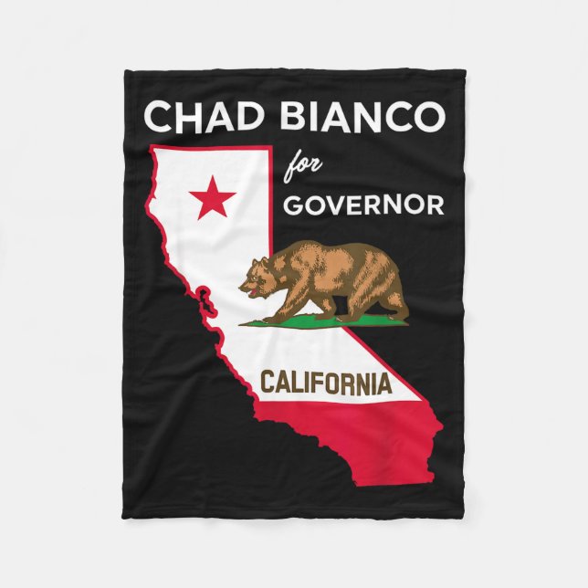 Bicanco 2026 Chad Bianco For Governor Of Californi Fleece Blanket (Front)