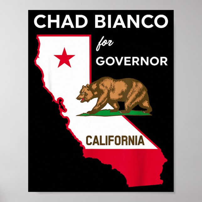 Bicanco 2026 Chad Bianco For Governor Of Californi Poster (Front)