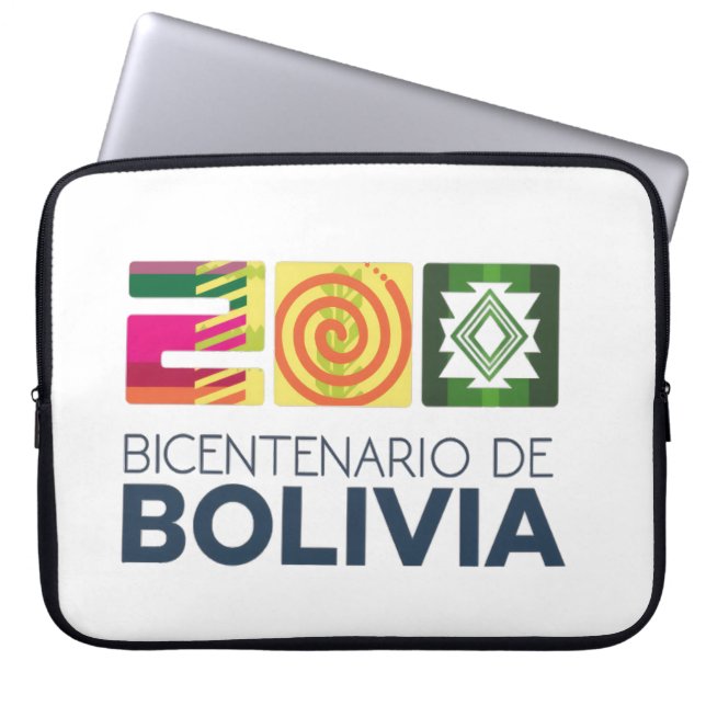 bicentenario Bolivia Laptop Sleeve (Front)