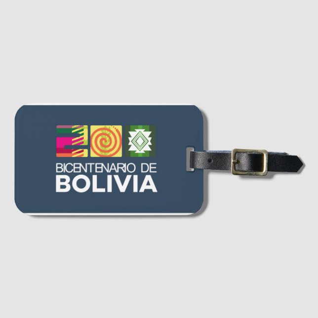 bicentenario Bolivia Luggage Tag (Front Horizontal)