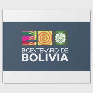 bicentenario Bolivia Wrapping Paper