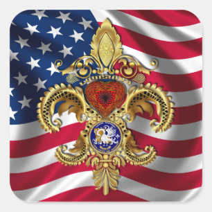 Bicentennial Sticker Sq Over 50 Colours View Note