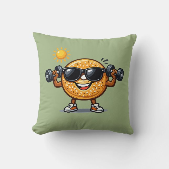Bicep Bagel Cushion (Front)