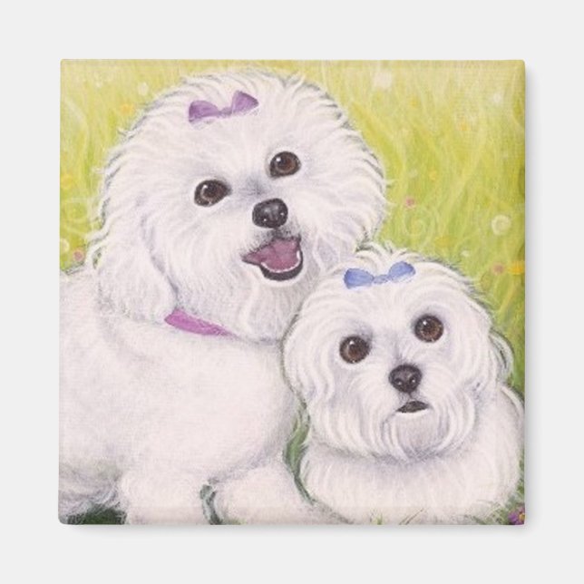 Bichon Babies Magnet (Front)