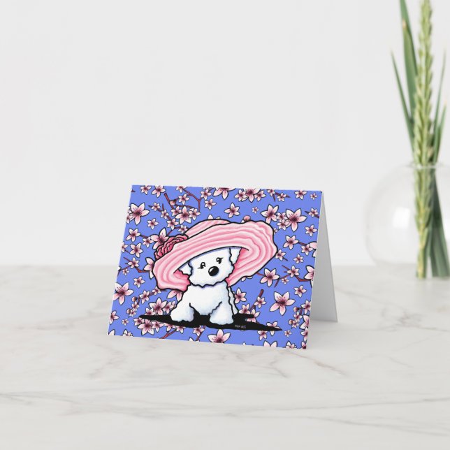 Bichon Belle Thank You Card (Front)