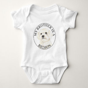 Bichon Big Brother Baby Bodysuit
