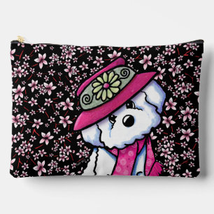 Bichon Cherry Blossom Accessory Pouch