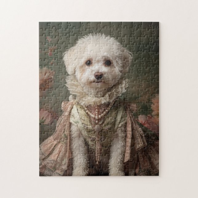 bichon dog jigsaw puzzle (Vertical)