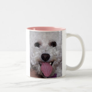Bichon Face Two-Tone Coffee Mug