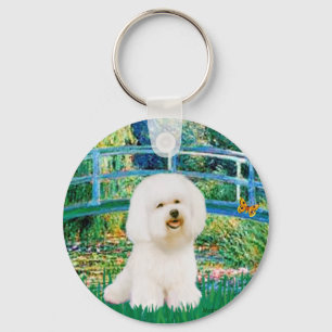 Bichon Frise 1 - Bridge Key Ring