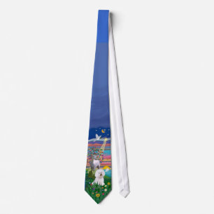Bichon Frise 1 - Magical Night Tie