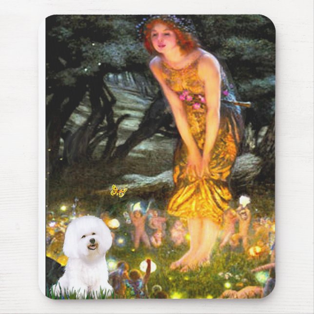 Bichon Frise 1 - MidEve Mouse Pad (Front)