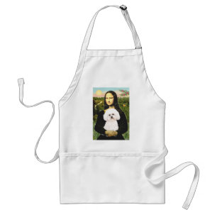 Bichon Frise 2R - Mona Lisa Standard Apron