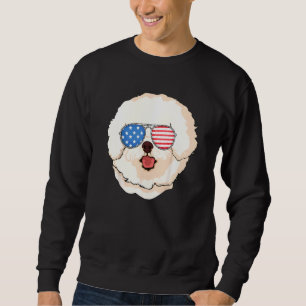 Bichon Frise 4th Of July American Usa Patriotic Do Sweatshirt