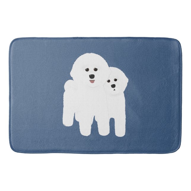 Bichon Frise Bathmat (Front)