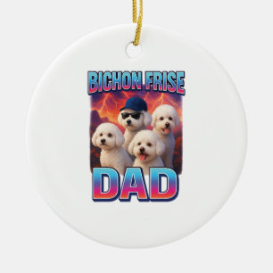 Bichon Frise Ceramic Ornament
