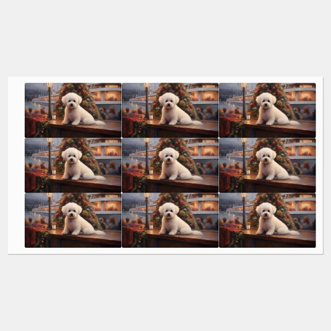 Bichon Frise Christmas Cruise: Pawsome Holiday  (Sheet)